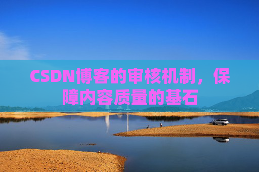 CSDN博客的审核机制，保障内容质量的基石
